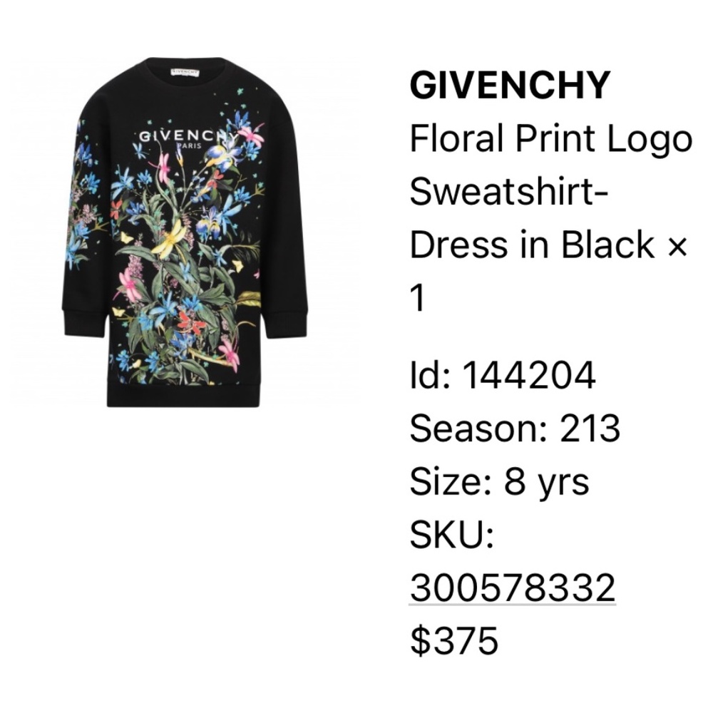 Givenchy Black Sweater Dress